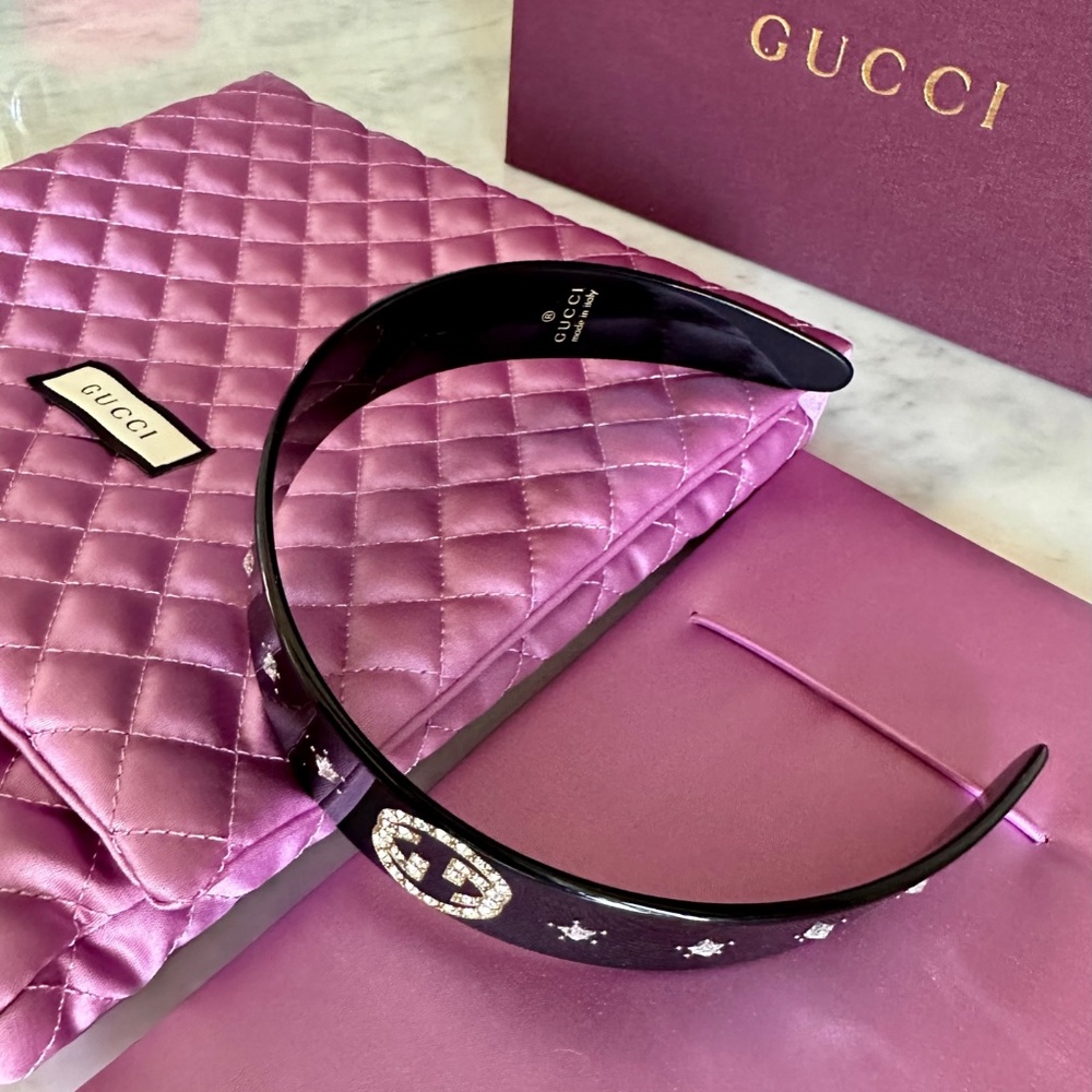 Gucci GG Star Headband **NEW IN BOX** - Picture 2 of 5
